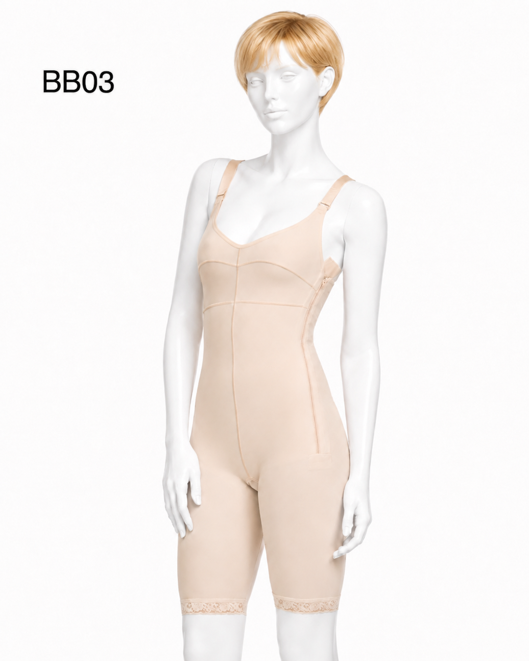 Premium ISAVELA USA Compression Bodysuit with Bra Above Knee –BB03