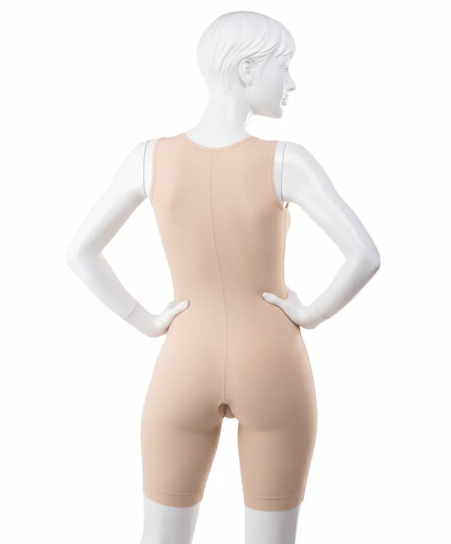 (Premium ISAVELA USA)Mid-Thigh Bodysuit with Front Closure (BB09-NS) - GRANTANA Medicine & Medical Equipment