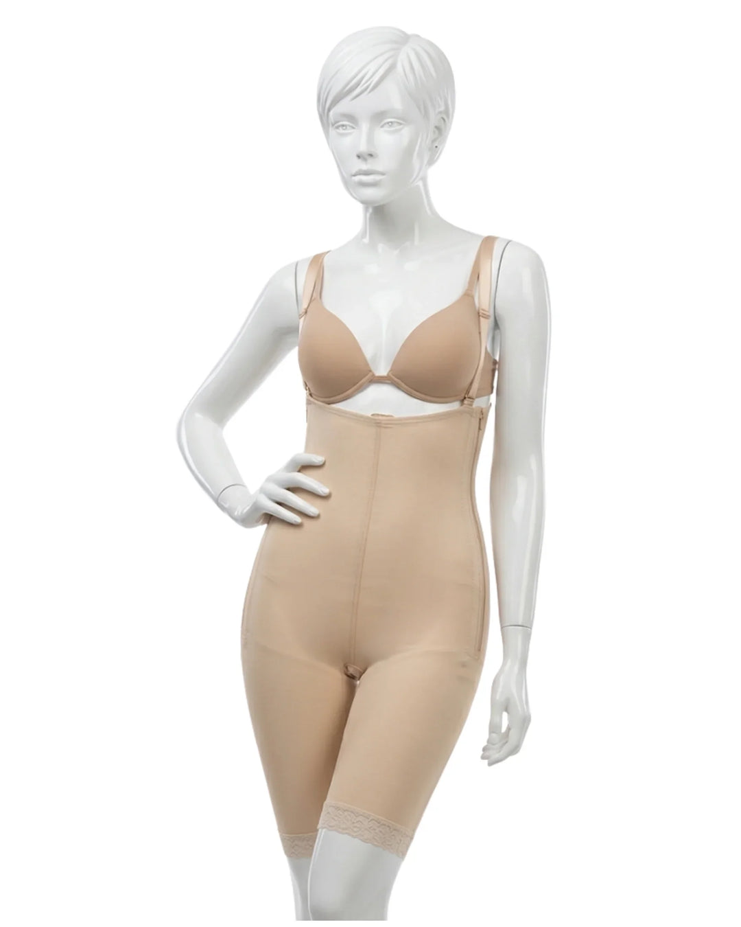Premium ISAVELA US Mid‑Thigh Compression Bodysuit w Zippers BS03-ISAVELA