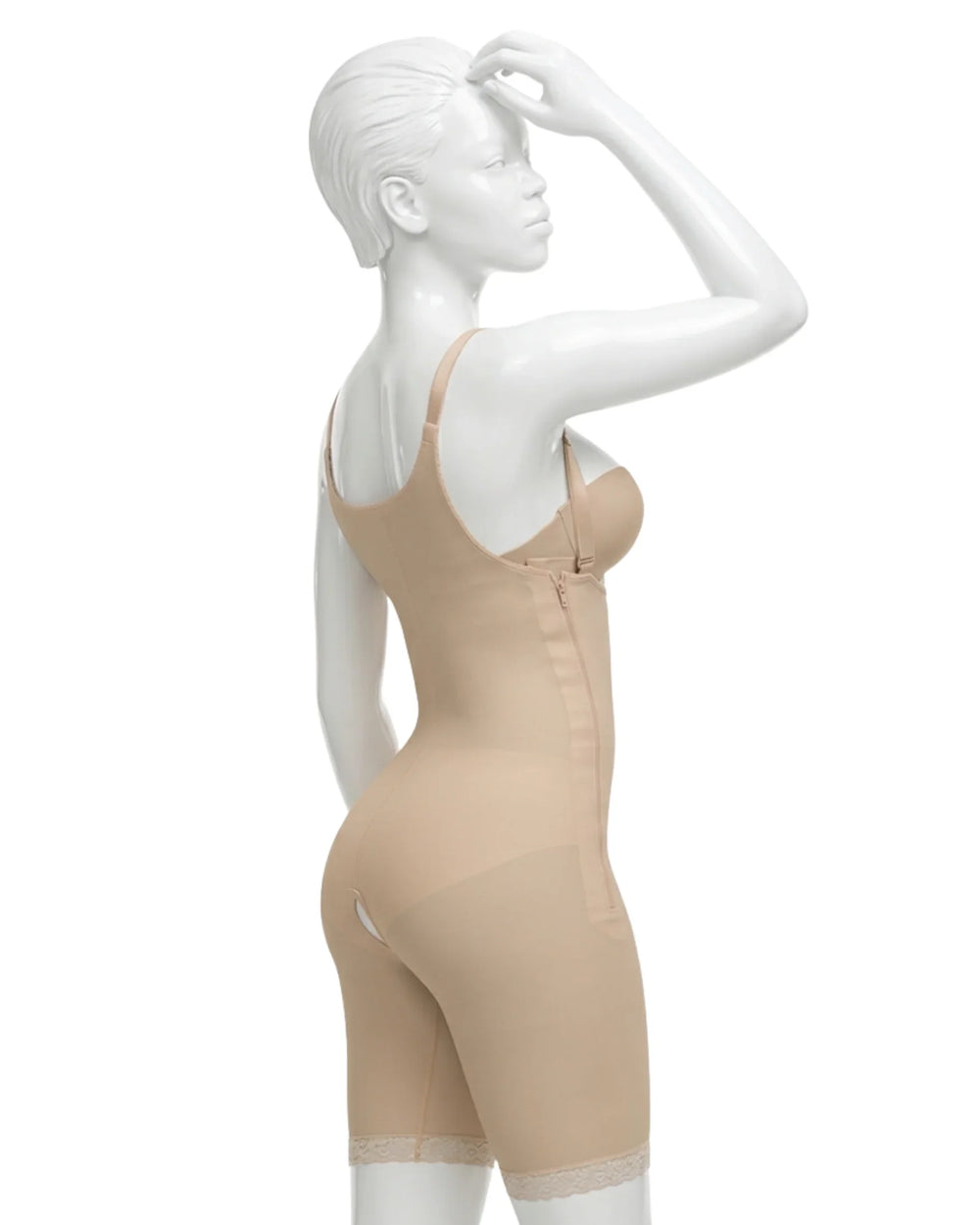 Premium ISAVELA US Mid‑Thigh Compression Bodysuit w Zippers BS03-ISAVELA