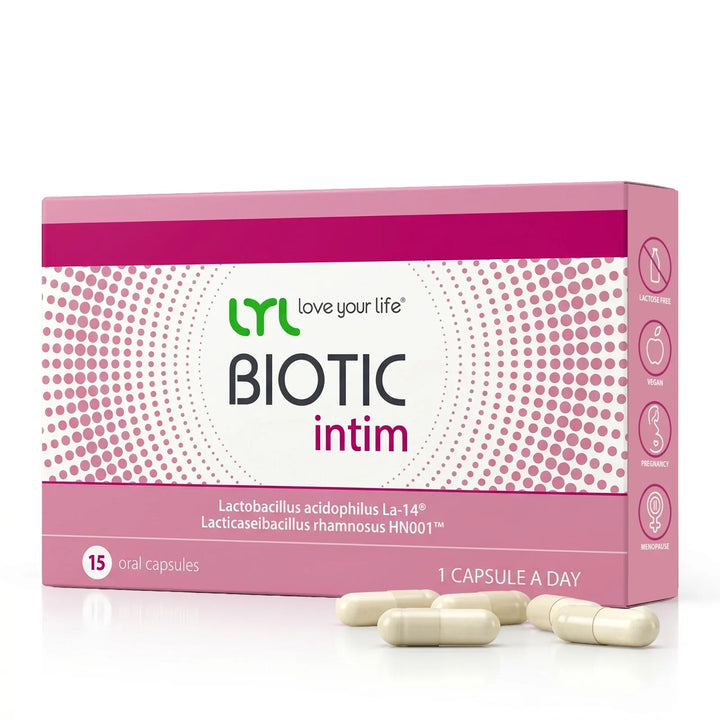 LYL BIOTIC Intim – Women’s Intimate Health Probiotic, 12B CFU, 15 Capsules