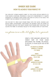 Organic Luxurious Unisex Bamboo Gloves Dermatologically Certified