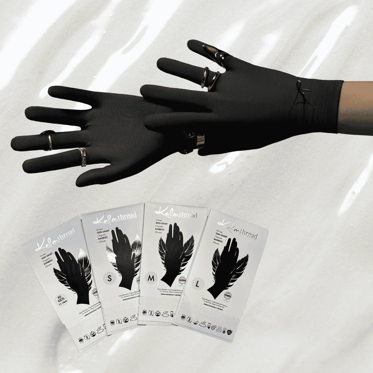 Organic Luxurious Unisex Bamboo Gloves Dermatologically Certified