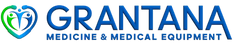 Grantana Medicine & Medical Equipment logo with blue and green design