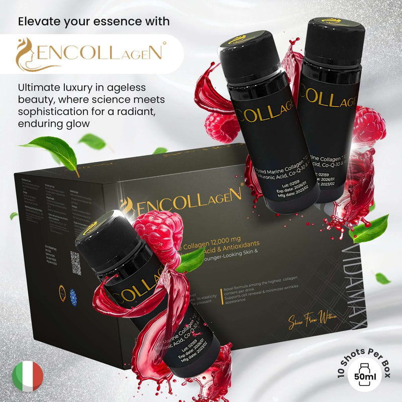 EncollageN® Italian Marine Collagen| Beauty & Energy (10's x 50ml) - GRANTANA Medicine & Medical Equipment