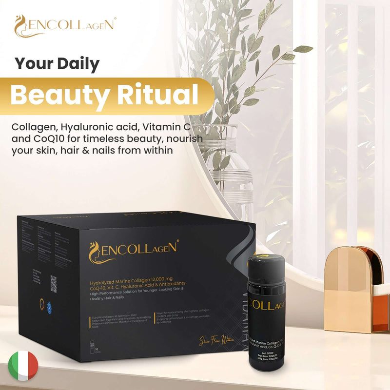 EncollageN® Italian Marine Collagen| Beauty & Energy (10's x 50ml) - GRANTANA Medicine & Medical Equipment