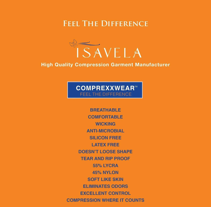 Premium ISAVELA USA Compression Bodysuit with Bra Above Knee –BB03