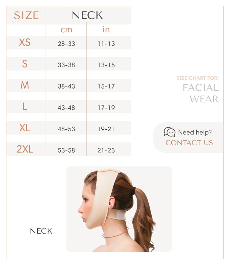 ISAVELA USA Compression Double Chin Supportive Design (FA02) - GRANTANA Medicine & Medical Equipment