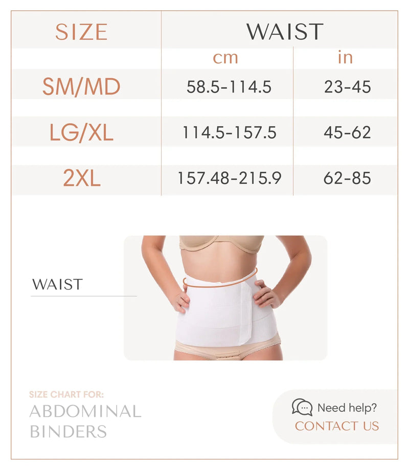 ISAVELA USA Premium Abdominal Binder Support AB03 - GRANTANA Medicine & Medical Equipment